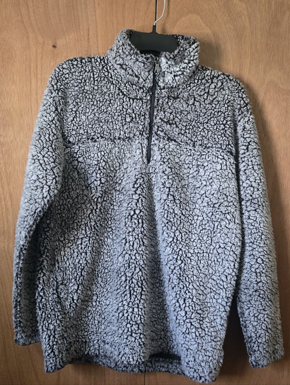 Boxercraft Gray Sherpa Half-Zip Pullover